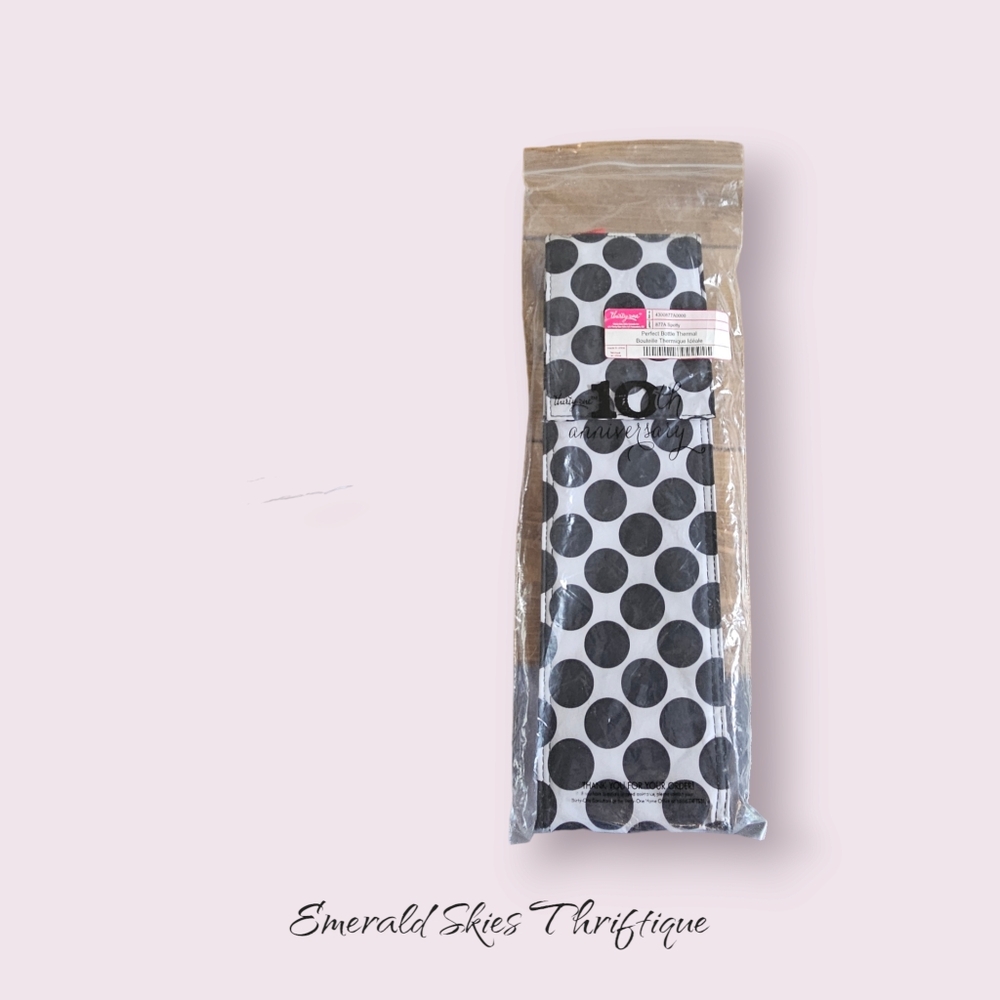 Thirty-One Wine Bottle Bag Thermal‎ Tote Insulated Cooler Travel Color Spotty